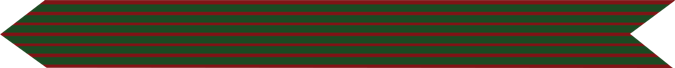 United States Marine Corps French Croix De Guerre Campaign Streamer 